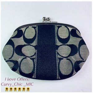 Coach Bags - Coach Signature Coin Purse, EUC Coach Bags - Coach Signature Coin Purse, EUC